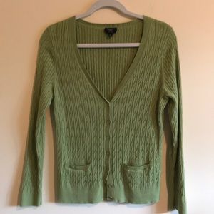 EUC Talbots Cable Cardigan
